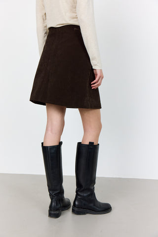 LR-NIOBA 2 Skirt Dark brown