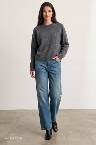 LR-ELOISE 2 Pullover Dark grey
