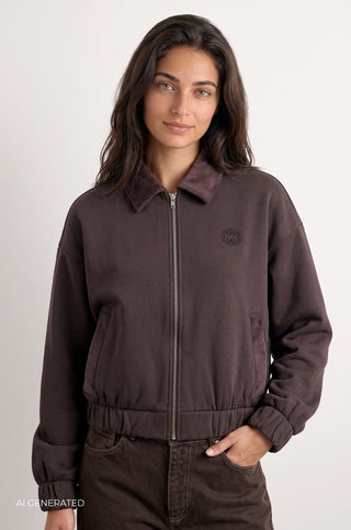 LR-NUKA 30 Jacket Dark brown