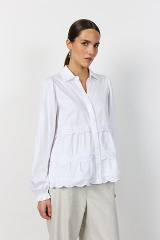 LR-ISLA SOLID 135 Shirt White