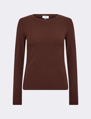 LR-NEDDIE 4 T-shirt Dark brown