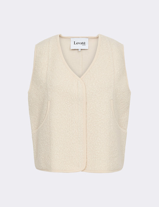 LR-NISSA 1 Waistcoat Off white