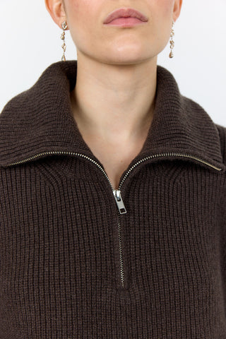 LR-PERLE 10 Pullover Dark brown