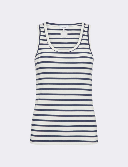 LR-NEDDIE 5 Top Dark blue