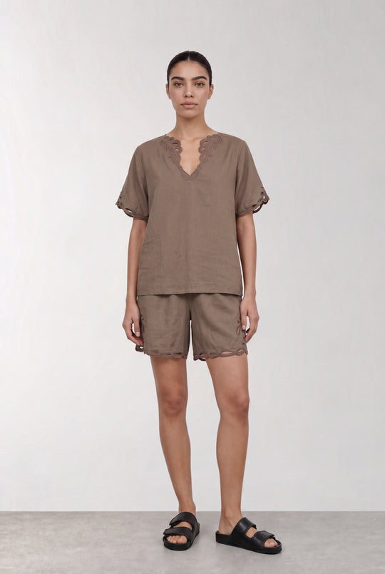 LR-NAJA 60 Shorts Brown