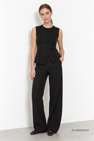 LR-UBAH 2 Waistcoat Black