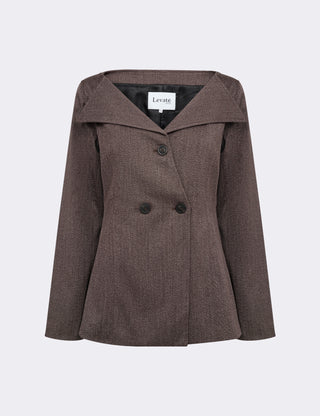 LR-OBASSIE 3 Blazer Dark brown