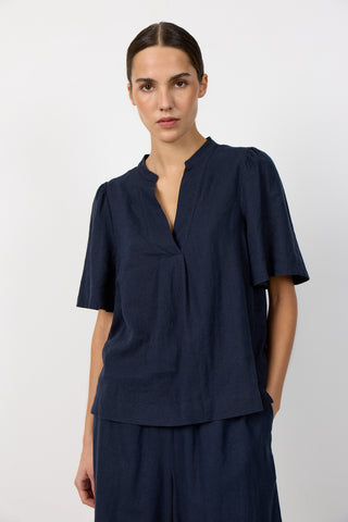 LR-NAJA 32 Blouse Dark blue