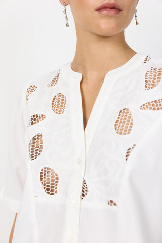 LR-PARKER 1 Blouse Off white