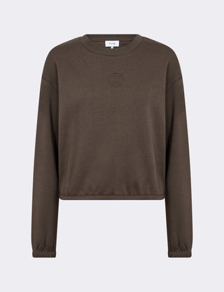 LR-NUKA 13 Sweatshirt Dark brown