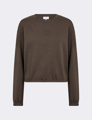 LR-NUKA 13 Sweatshirt Dark brown