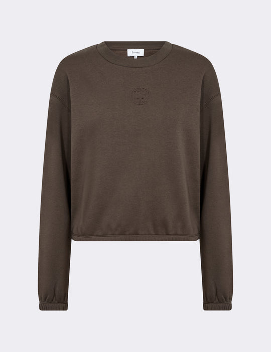 LR-NUKA 13 Sweatshirt Dark brown