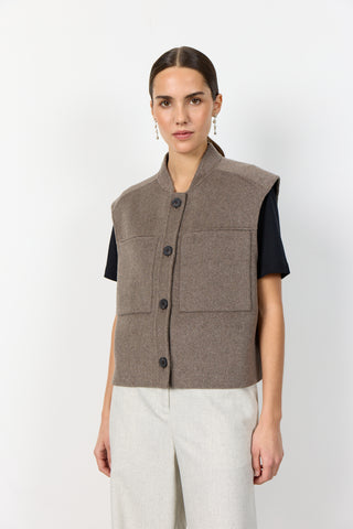 LR-OWA 40 Waistcoat Camel