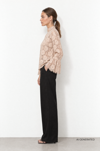 LR-UDON 1 Blouse Sand