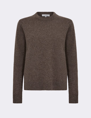 LR-ELOISE 2 Pullover Dark brown