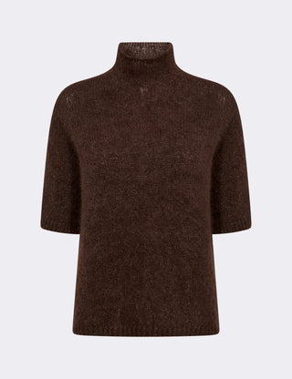 LR-NOREEN 6 Pullover Dark brown