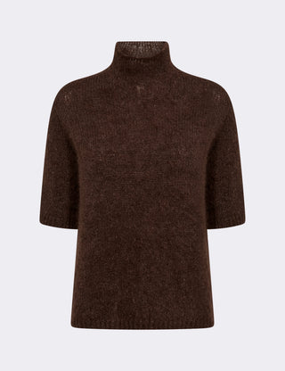 LR-NOREEN 6 Pullover Dark brown
