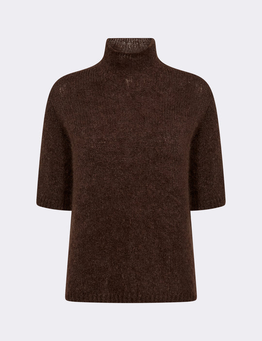 LR-NOREEN 6 Pullover Dark brown