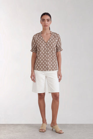 LR-RINNI 2 Blouse Brown