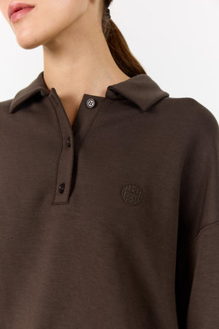 LR-EZRA 9 Sweatshirt Dark brown