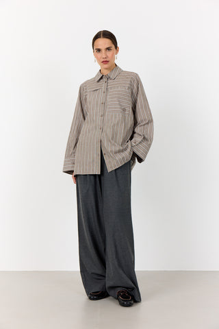 LR-NORAH 1 Shirt Light brown