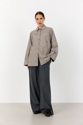 LR-NORAH 1 Shirt Light brown