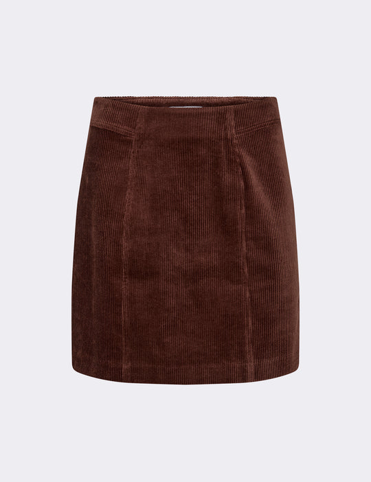 LR-ORLANDO 2 Skirt Dark brown