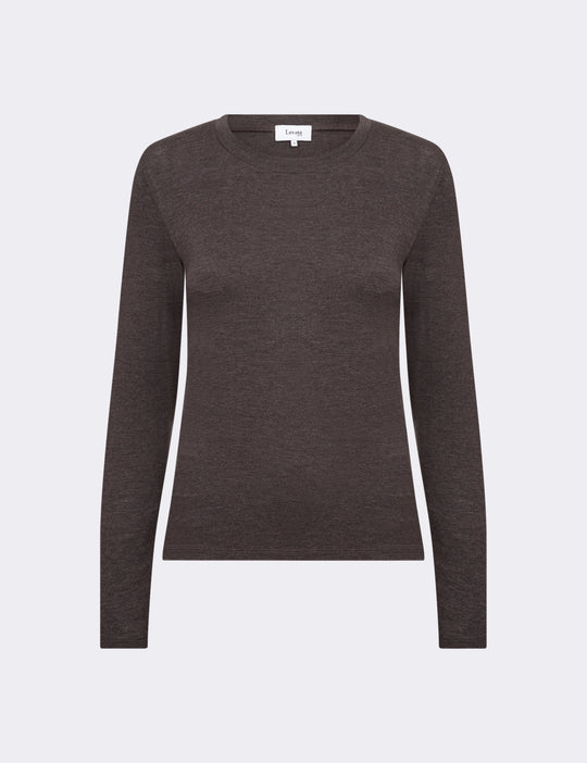 LR-JOSEPHINE 1 T-shirt Dark brown