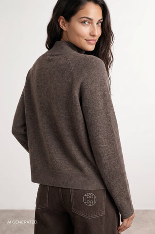LR-ELOISE 6 Pullover Dark brown
