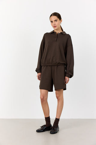 LR-EZRA 9 Sweatshirt Dark brown