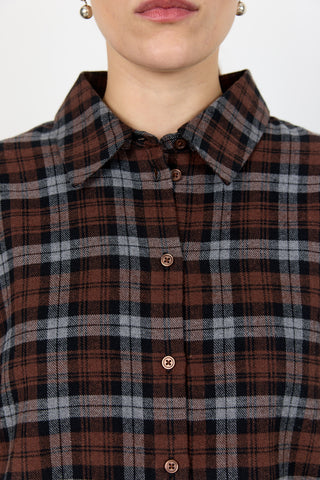 LR-ODANSA 2 Shirt Dark brown