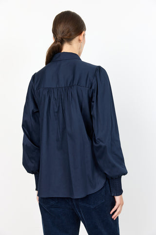 LR-ISLA SOLID 117 Shirt Dark blue