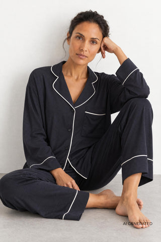 LR-UDO SET 1 Pyjamas Dark blue