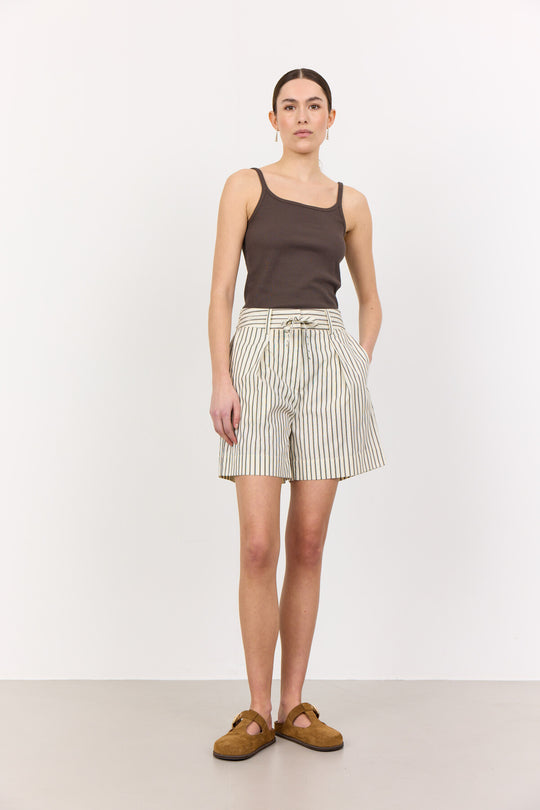 LR-LUCILLA 2 Shorts Dark brown