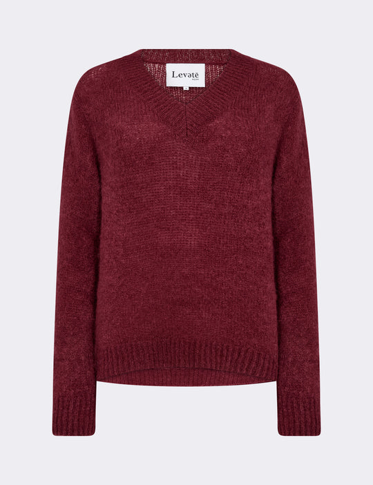 LR-NOREEN 3 Pullover Bordeaux