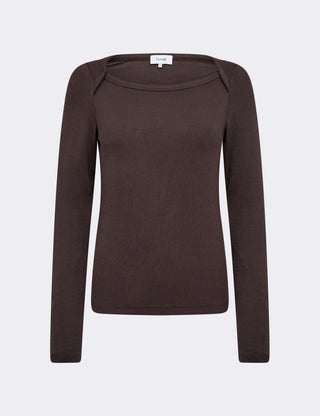 LR-IKA 34 T-shirt Dark brown