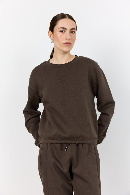 LR-NUKA 13 Sweatshirt Dark brown