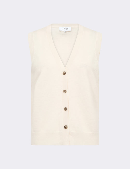 LR-ISMAILA 20 Waistcoat Cream