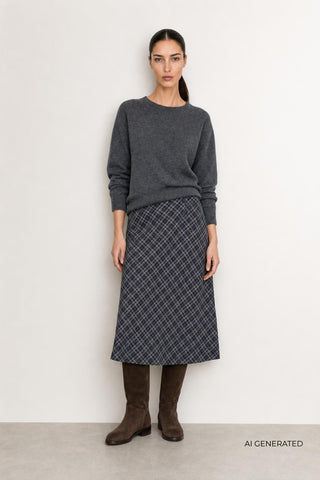 LR-TALMA 3 Skirt Dark blue