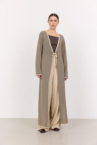 LR-LILY 2 Cardigan Dark Sand