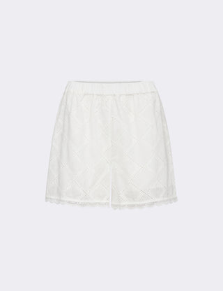 LR-ROW 3 Shorts Off white