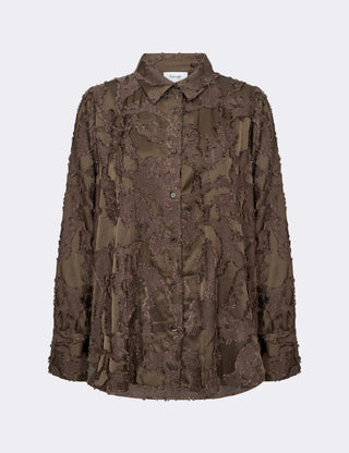 LR-NIKO 2 Shirt Dark brown