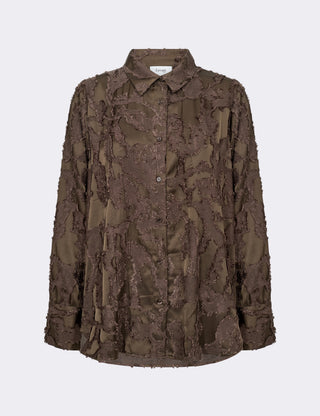 LR-NIKO 2 Shirt Dark brown