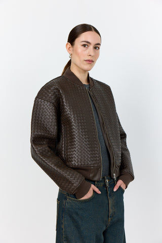 LR-NANELLE 1 Jacket Dark brown