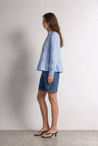 LR-ISLA SOLID 95 Shirt Light blue