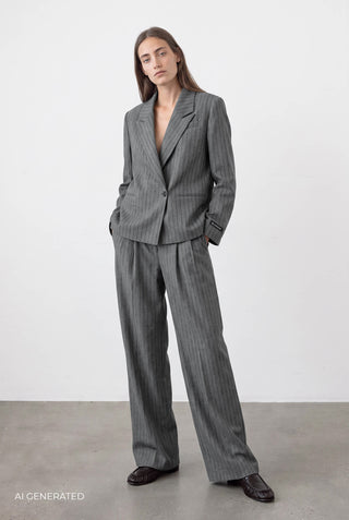 BL-AGNITA 1 Blazer Dark grey