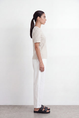 LR-NEDDIE 1 T-shirt Sand