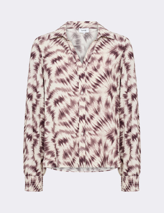 LR-NERISSA 1 Blouse Bordeaux