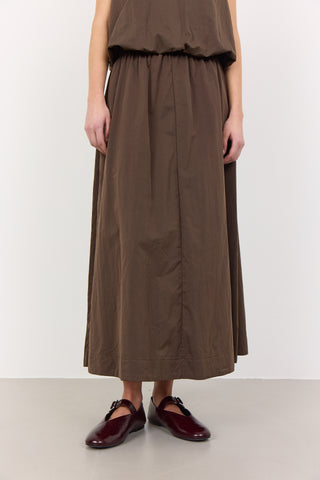 LR-LEA 2 Skirt Dark brown