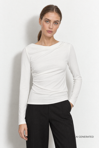 LR-UNICO 1 Blouse Off white
